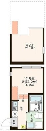 ハーモニーテラス梅田ＸＩＩの物件間取画像